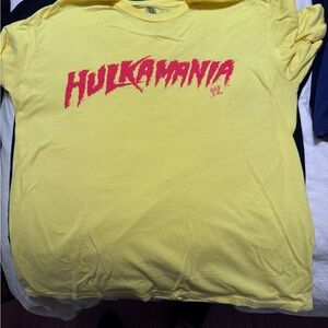 WWE Yellow Graphic Tee